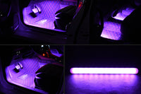 Car LED Strip Lights Multicolor Car Interior Lights(4 Pcs)