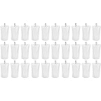 Set of 30Pcs 250ML Clear Stand up Spout Pouch with Leak Proof Caps