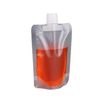 Set of 30Pcs 250ML Clear Stand up Spout Pouch with Leak Proof Caps