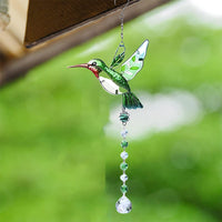 Suncatcher Window Hanging Rainbow Prism Pendants Green