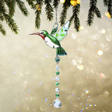 Suncatcher Window Hanging Rainbow Prism Pendants Green