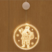 Christmas Led Decoration Lights 3D Window Decoration Light-Santa Claus