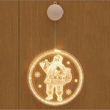 Christmas Led Decoration Lights 3D Window Decoration Light-Santa Claus