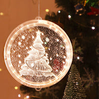 Christmas Led Decoration Lights 3D Window Decoration Light-Christmas Tree