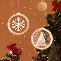 Christmas Led Decoration Lights 3D Window Decoration Light-Snowflakes