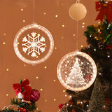 Christmas Led Decoration Lights 3D Window Decoration Light-Snowflakes