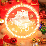 Christmas Led Decoration Lights 3D Window Decoration Light-Christmas Bell