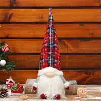 Christmas Gnome Santa with Light Ornament Xmas Decor-Red