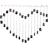 LED Hanging Picture Photo Peg Clip Fairy String Lights Wedding Home Decor