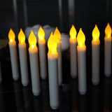 Set of 12Pcs LED Flameless Flickering Candle Lights Christmas Decor