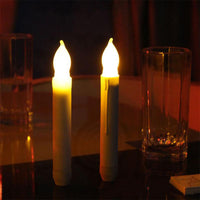 Set of 12Pcs LED Flameless Flickering Candle Lights Christmas Decor