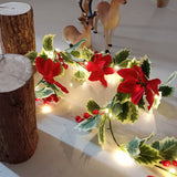 2M 20LEDs Christmas Decoration Red Berry String Lights Fairy Decor Lamp