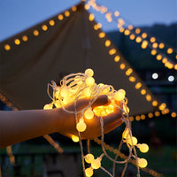 10M 80LED Outdoor Garland Ball String Lights for Camping Party