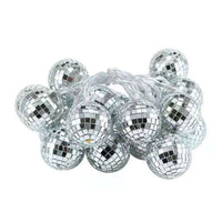 3M LED String Lights Disco Ball Party Battery Christmas Retro LED Mirror Balls Warm White