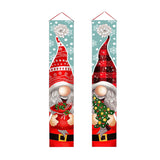 Christmas Banner Sign Xmas Door Banner Wall Hanging Party Decoration Style 2