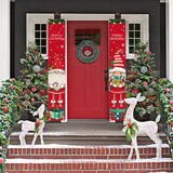 Christmas Banner Sign Xmas Door Banner Wall Hanging Party Decoration Style 3