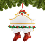 New Year Personalized Christmas Stocking Ornaments Christmas Tree Decor Style 1