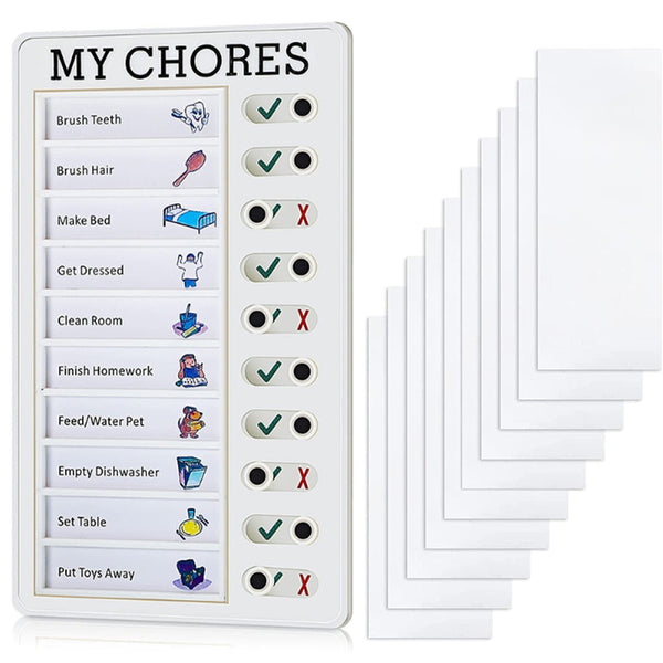 My Chores Chart Memo Board Household Checklist To Do List Planner Notes