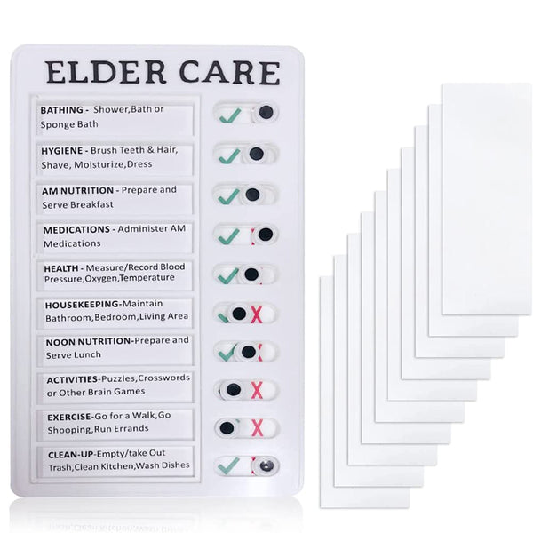 My Chores Chart Memo Board Elder Care Checklist To Do List Planner Notes