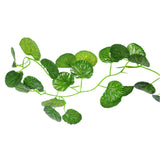 12pcs Set 2M Artificial Vine Fake Foliage Hanging Leaf Garland Plant Party Decor Begonia Leaf Style