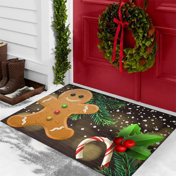 Christmas Door Mat Home Door Floor Mat Christmas Decoration Style 2