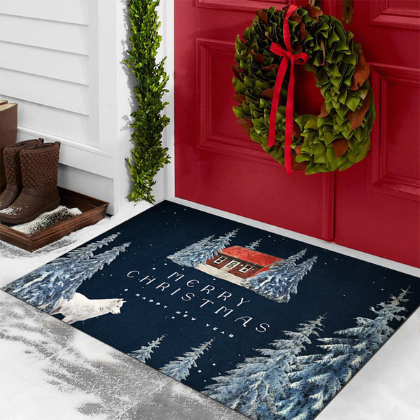 Christmas Door Mat Home Door Floor Mat Christmas Decoration Style 1