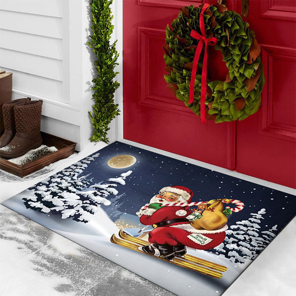 Christmas Door Mat Home Door Floor Mat Christmas Decoration Style 3