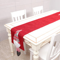 Christmas Table Runner Xmas Tablecloth Christmas Decoration Red