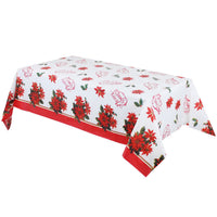 Christmas Disposable Rectangular Tablecloth Table Cloth Xmas Home Dinner Decor Style 2