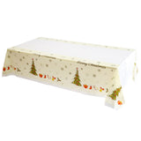 Christmas Disposable Rectangular Tablecloth Table Cloth Xmas Home Dinner Decor Style 1