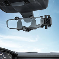 360 Degree Rotatable and Retractable Car Phone Holder Multifunctional Rearview Mirror