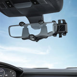 360 Degree Rotatable and Retractable Car Phone Holder Multifunctional Rearview Mirror