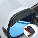 1 Pair of Car Rear View Side Mirror Rain Board Eyebrow Guard Sun Visors