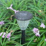 2Pcs Set Solar LED Lawn Light Outdoor Ground Garden Path Landscape Yard Colour Changing Lamp