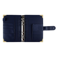 A6 Budget Binder Cash Envelopes Budget Planner with 12 Zipper Cash Envelopes Dark Blue