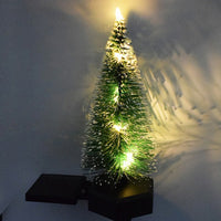 Set of 2pcs Solar LED Snowflake Christmas Tree Light Garden Decoration