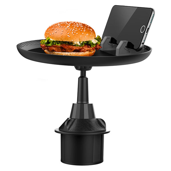 Universal Car Cup Holder Food Tray Auto Cellphone Mount Stand -Style 2