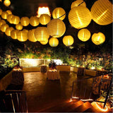 6M 30LEs Solar LED String Fairy Lights Garden Lantern Hanging Xmas Chinese Style Outdoor -White