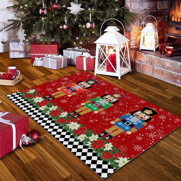 Christmas Nutcracker Doormat Indoor Outdoor Floor Mat Christmas Decoration 40x60cm -Style 3