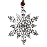 Christmas Tree Hanging Pendant Solid Metal Xmas Ornaments Decorations -Style 1