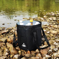 12L Collapsible Bucket with Handle Lightweight Folding Water Container