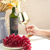 Stainless Steel Stemmed Wine Glasses Shatter Proof Unbreakable Wine Goblet-Gold