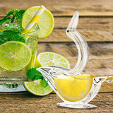 2 Pcs Lemon Squeezer Manual Lemon Squeezer Clip Transparent Fruit Press Squeezer Kitchen Bar Gadget