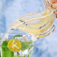 2 Pcs Lemon Squeezer Manual Lemon Squeezer Clip Transparent Fruit Press Squeezer Kitchen Bar Gadget