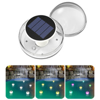 2Pcs Solar Water Floating Light Outdoor Night Light Home Garden Pool Floating Decorative Lights