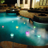 2Pcs Solar Water Floating Light Outdoor Night Light Home Garden Pool Floating Decorative Lights