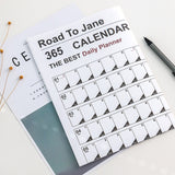 2023 Wall Year Planner Poster Yearly Wall Calendar with Stickers