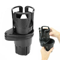 2 in 1 Multifunctional Car Cup Holder Expander with Adjustable Base All Purpose-Style 1