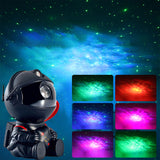 Astronaut Projector Starry Sky Galaxy Projection Lamp Night Light with Remote Control for Bedroom Decor-Style 1-Black