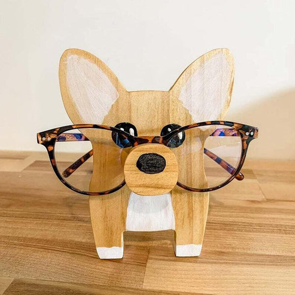 Eyeglasses Holder Eyes Glasses Display Stand Animal Wooden Eyeglasses Holder Home Decor-Style 2